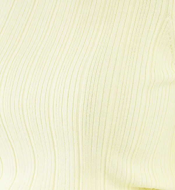 abahouse mavie「【アンサンブル対応】麻タッチリブスクエアネックプルオーバー」|ニット・セーター|