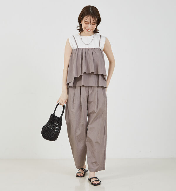 abahouse mavie「シャイニータフタビスチェ」|キャミソール|