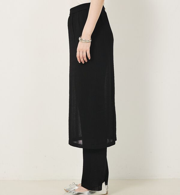 abahouse mavie「【セットアップ対応】ニットスカートレイヤードパンツ」|その他|