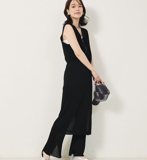 abahouse mavie「【セットアップ対応】ニットスカートレイヤードパンツ」|その他|