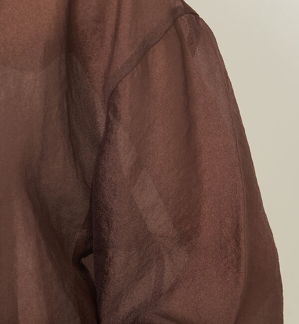 abahouse mavie「シアーシャツカーディガン」|カーディガン|