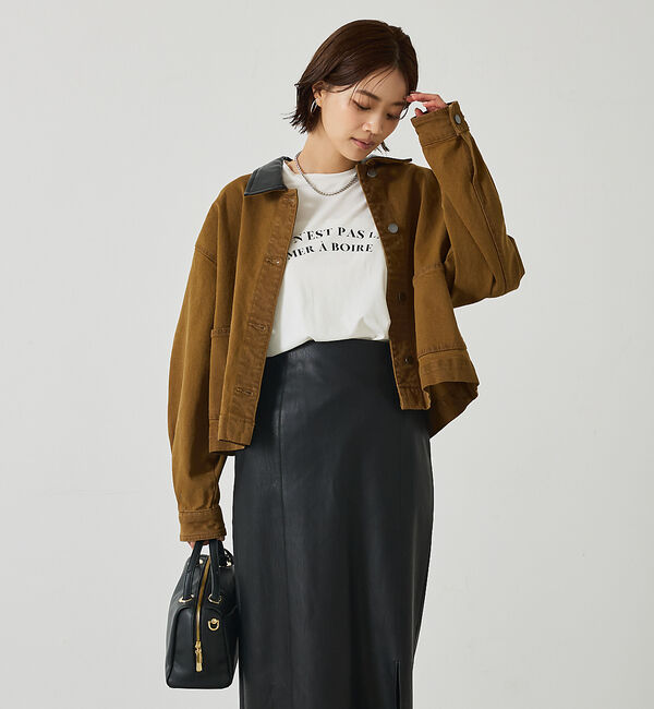 abahouse mavie「デニム/カツラギショートカバーオール」|その他|