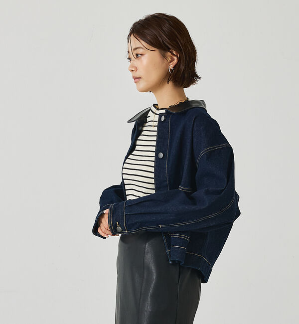 abahouse mavie「デニム/カツラギショートカバーオール」|その他|