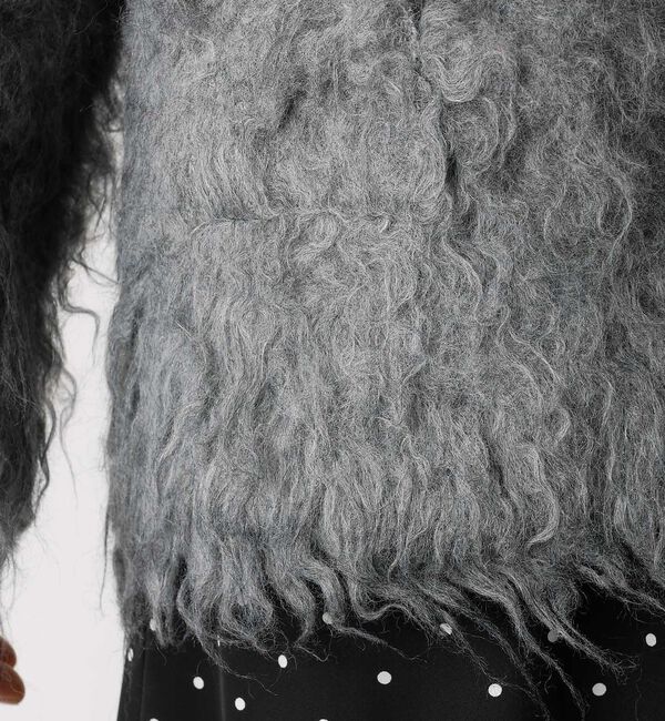 abahouse mavie「【スタッフ人気No1】シャギー起毛カーディガン/ニット/軽量/ガーリー/ふわふわ」|カーディガン|