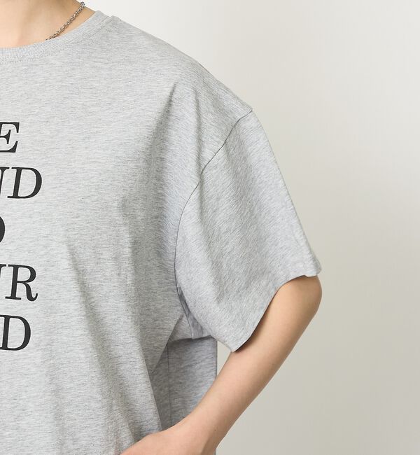 abahouse mavie「【体型カバー】ロゴタックTシャツ/半袖/大人カジュアル/体型カバー」|Tシャツ・カットソー|