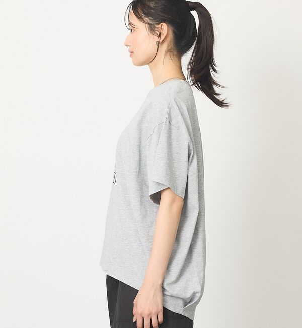 abahouse mavie「【体型カバー】ロゴタックTシャツ/半袖/大人カジュアル/体型カバー」|Tシャツ・カットソー|