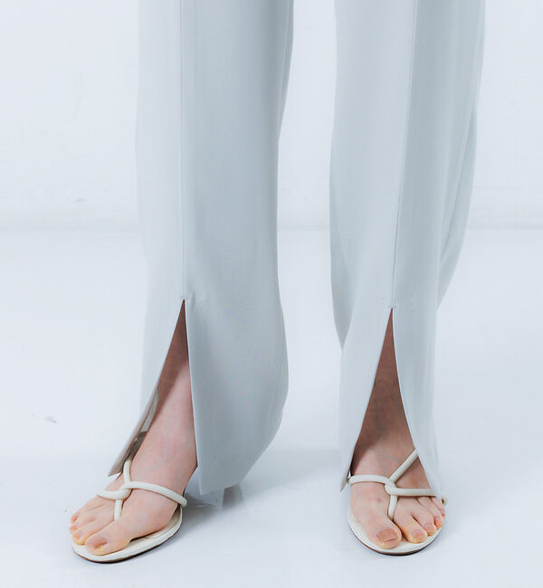 The Store by C' 「【COCUCA】フロント スリットパンツ」|スラックス|