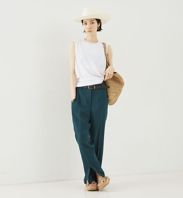 The Store by C' 「【COCUCA】フロント スリットパンツ」|スラックス|