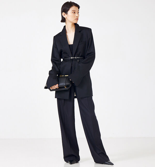 The Store by C' 「【COCUCA】ピンストライプタックパンツ」|スラックス|