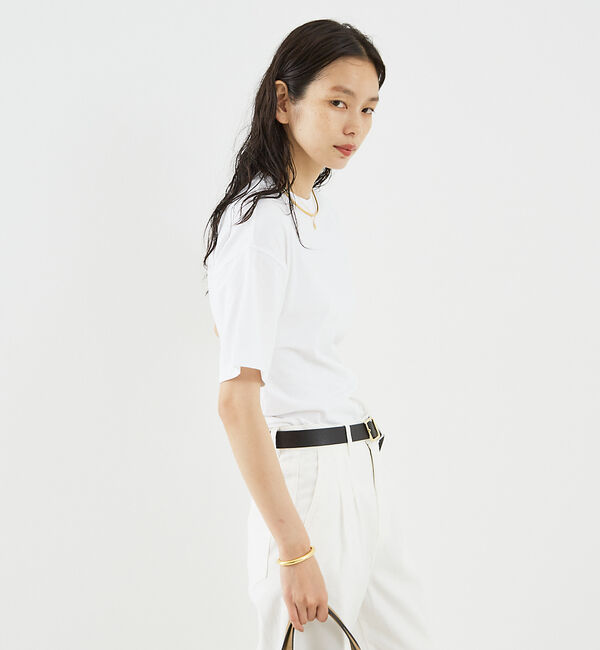 The Store by C' 「【TOTEME】Twisted Jersey Tee／ツイストジャージTシャツ」|Tシャツ・カットソー|