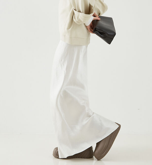 The Store by C' 「【COCUCA】サテンフレアースカート」|スカート|