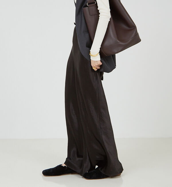 The Store by C' 「【COCUCA】サテンフレアースカート」|スカート|