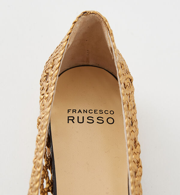 The Store by C' 「【FRANCESCO RUSSO】バイカラーバレリーナパンプス」|パンプス|