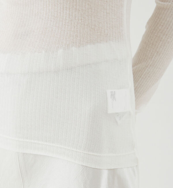 The Store by C' 「【NINETY PERCENT】ANIS SOFT RIB LONG SLEEV」|Tシャツ・カットソー|