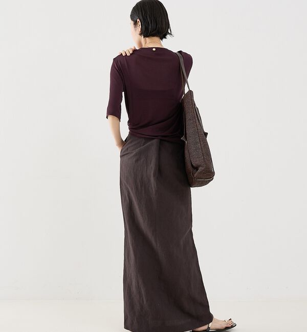 The Store by C' 「【COCUCA】リネンストレートスカート」|スカート|