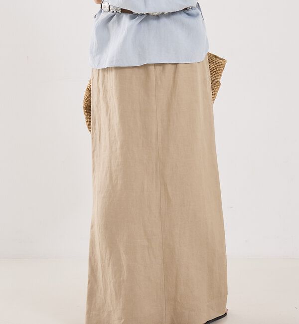 The Store by C' 「【COCUCA】リネンストレートスカート」|スカート|