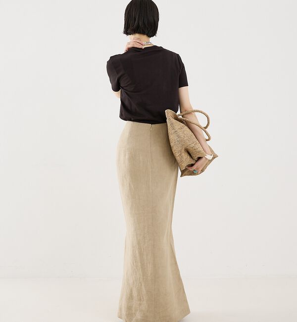 The Store by C' 「【COCUCA】リネンストレートスカート」|スカート|