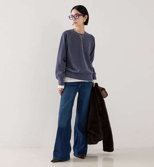 The Store by C' 「【Lee】RAGLAN SWEAT DAMAGE／ダメージスエット」|スウェット・ジャージ|