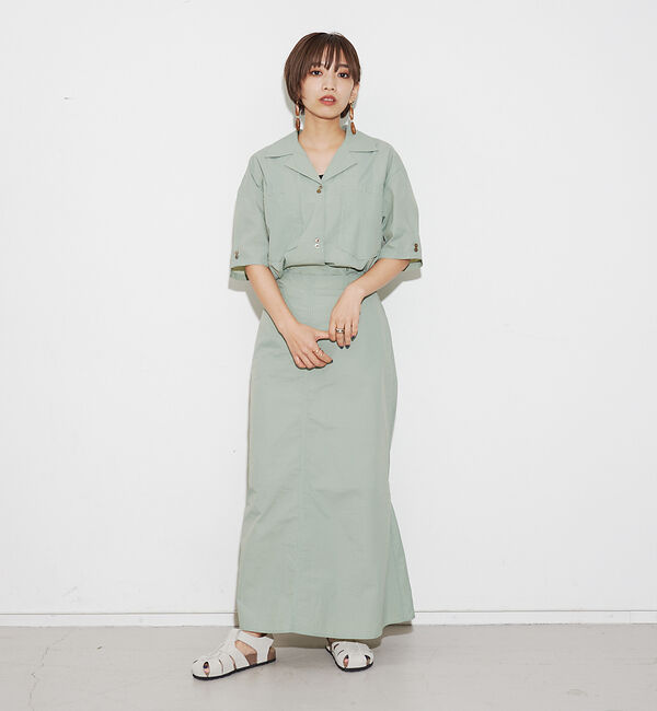 NOMINE「ワッシャーマーメイド２WAYスカート」|スカート|