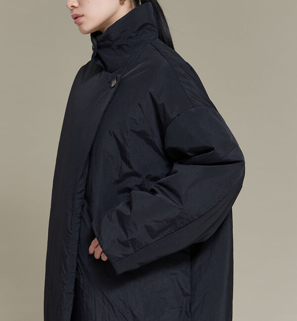 NOMINE「３WAYカラー中綿ロングコート」|ステンカラーコート|