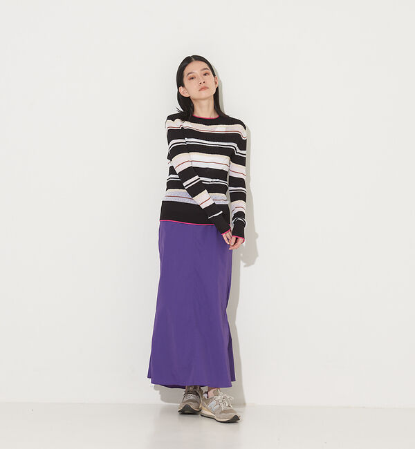 NOMINE「シアーボーダーニット」|ニット・セーター|