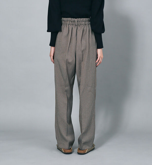 NOMINE「【セットアップ対応】チェック3タックテーパードパンツ」|スラックス|