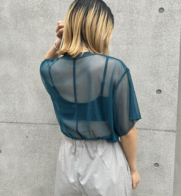 NOMINE「チュールTシャツ」|Tシャツ・カットソー|