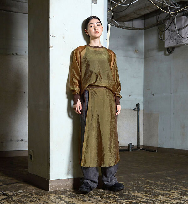 NOMINE「シアー ラップ  スカート」|スカート|