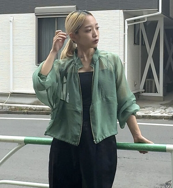 NOMINE「シアー ライトブルゾン」|ブルゾン・スタジャン|