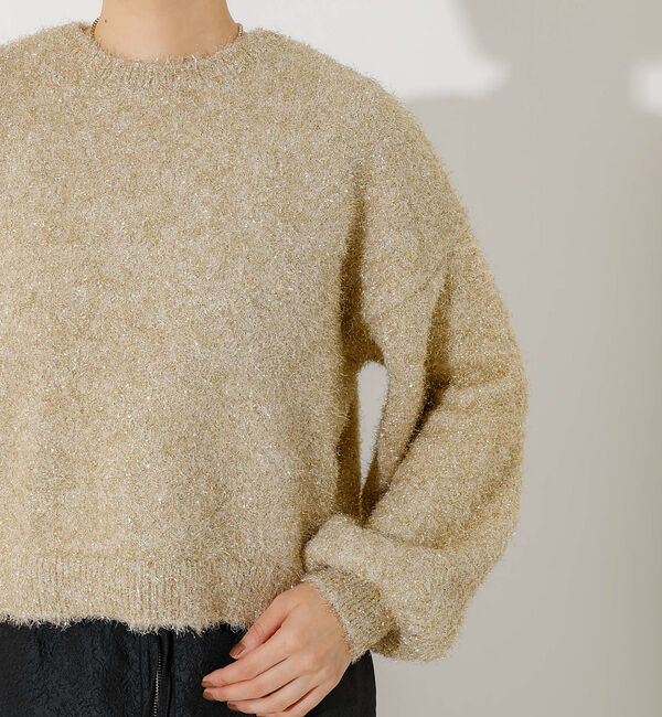 NOMINE「ラメシャギープルオーバー」|ニット・セーター|