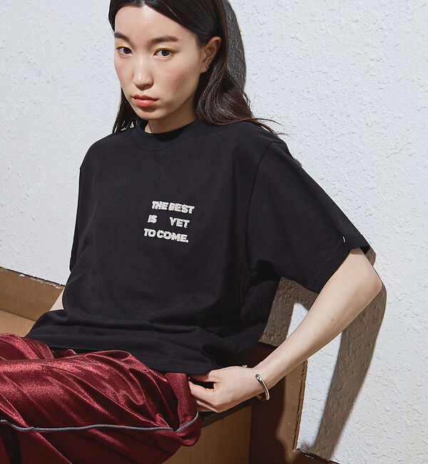 NOMINE「【ユニセックス】刺繍 ロゴ Tシャツ」|Tシャツ・カットソー|