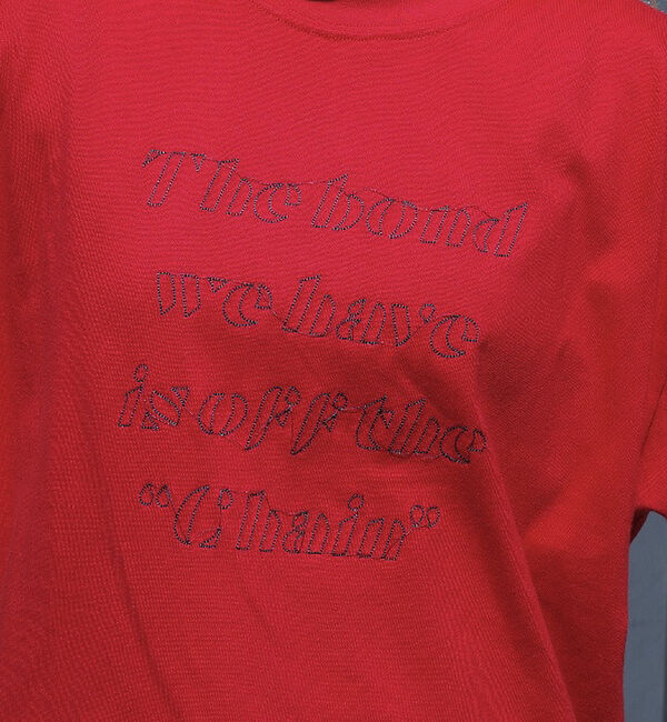 NOMINE「【ユニセックス】刺繍 ロゴ Tシャツ」|Tシャツ・カットソー|