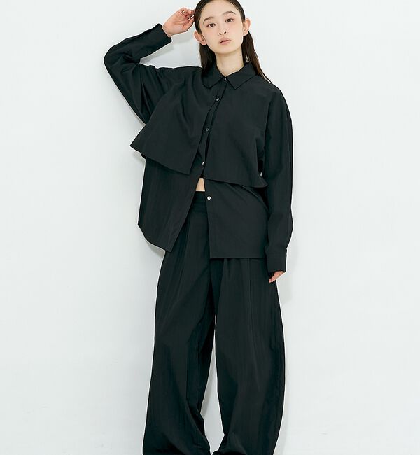 NOMINE「【ユニセックス】ロングヨーク オーバーサイズ シャツ」|シャツ・ブラウス|