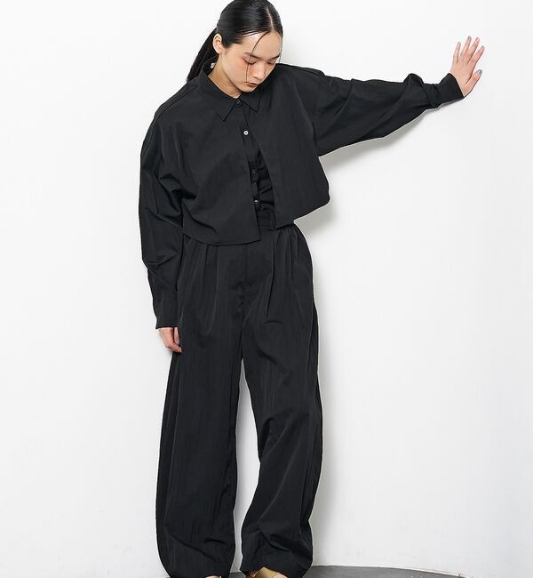 NOMINE「【ユニセックス】ロングヨーク オーバーサイズ シャツ」|シャツ・ブラウス|