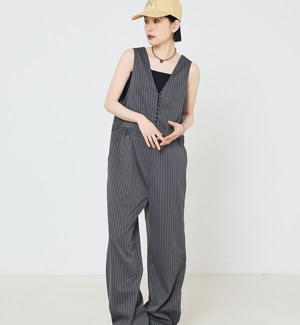 NOMINE「フロントボタンオールインワン」|オールインワン|