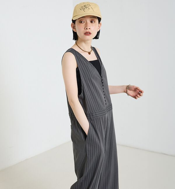 NOMINE「フロントボタンオールインワン」|オールインワン|