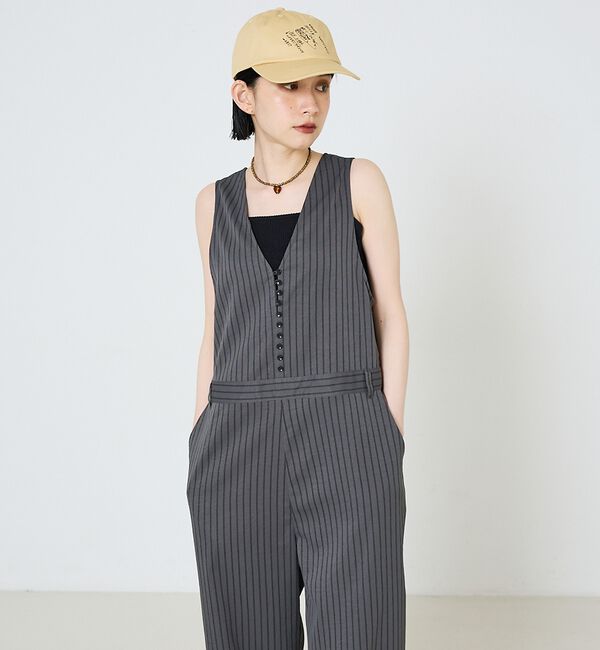 NOMINE「フロントボタンオールインワン」|オールインワン|