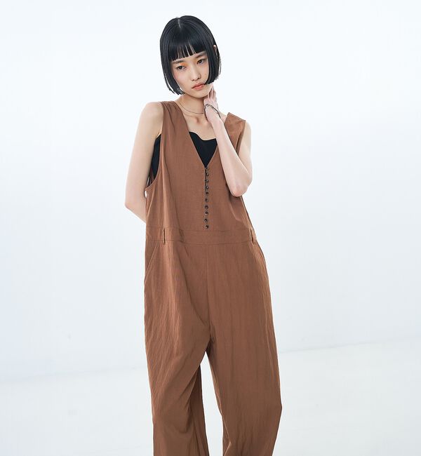 NOMINE「フロントボタンオールインワン」|オールインワン|