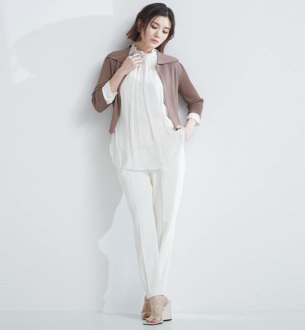 TIARA「《定番》イージータックパンツ」|スラックス|