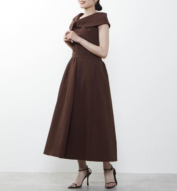 TIARA「タックフレアロングスカート」|スカート|