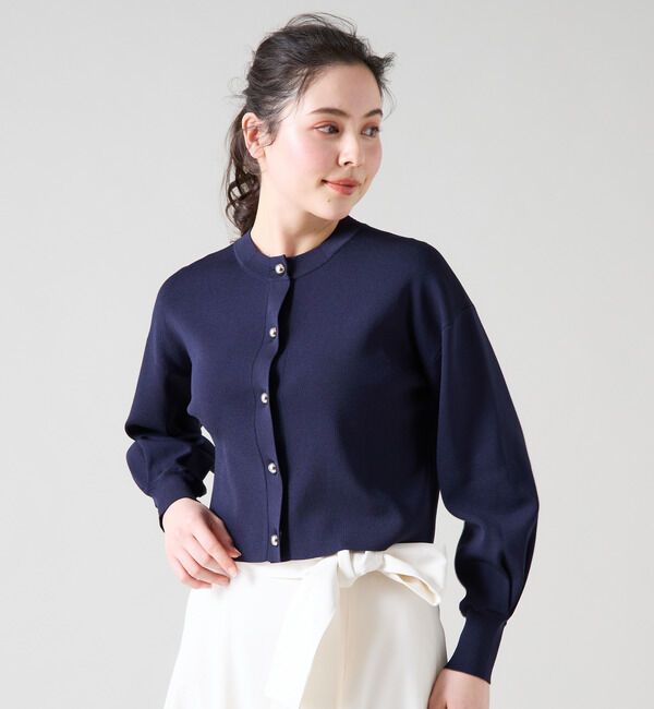 TIARA「シルバーボタンカーディガン」|カーディガン|
