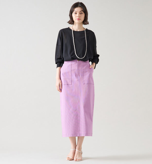 TIARA「シアーオーバーシルエットトップス」|Tシャツ・カットソー|