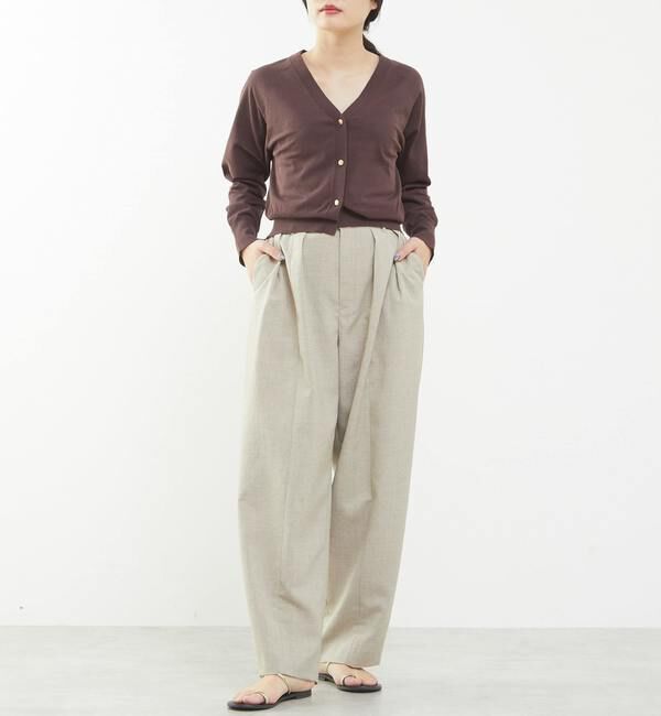 TIARA「ゴールドボタンカーディガン」|カーディガン|