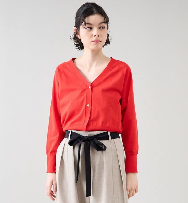 TIARA「ゴールドボタンカーディガン」|カーディガン|