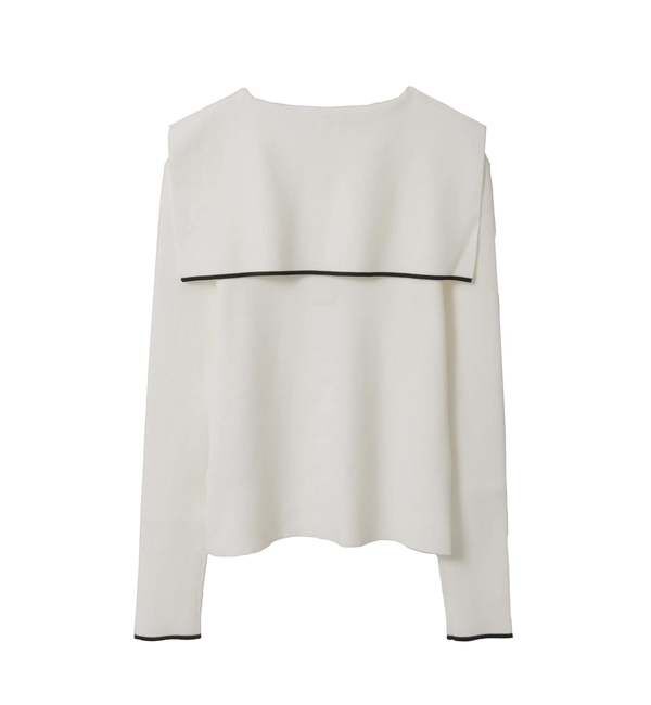 TIARA「スクエアカラーリブニット」|ニット・セーター|