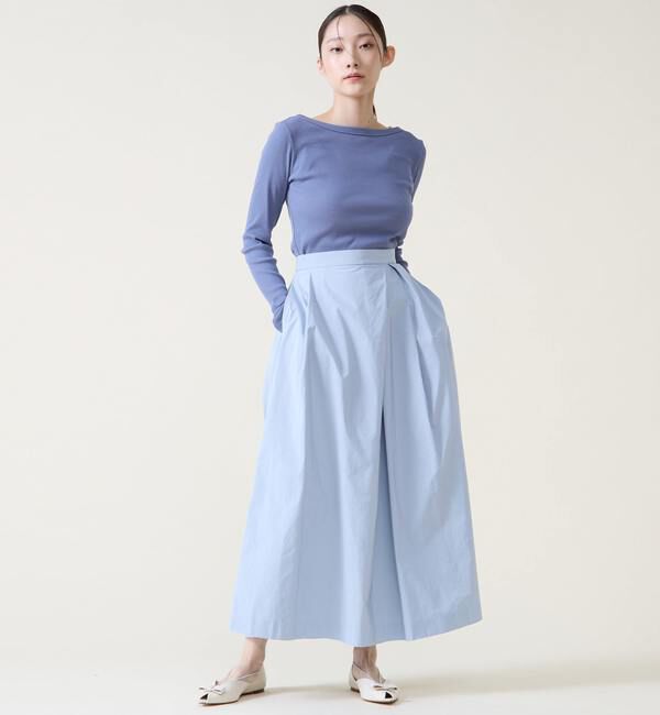 TIARA「バックオープンリブTシャツ」|Tシャツ・カットソー|