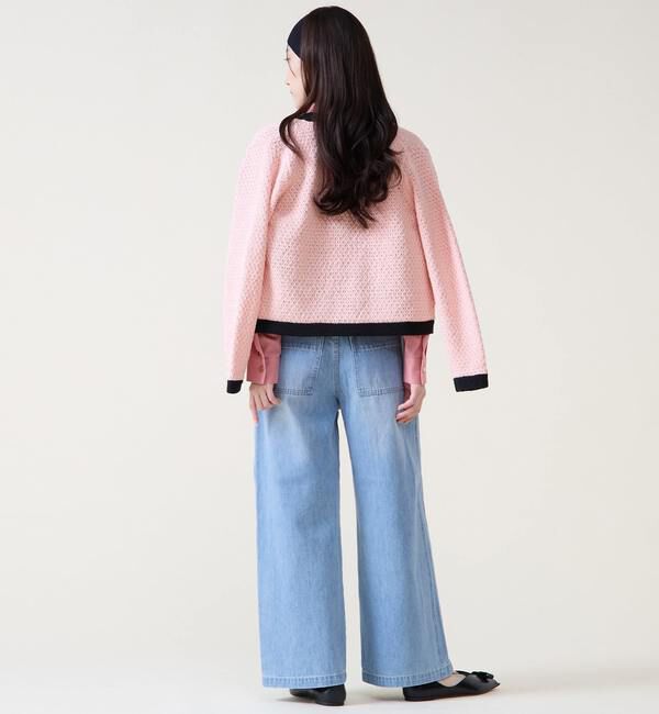 TIARA「ジオモチーフニットジャケット」|カーディガン|