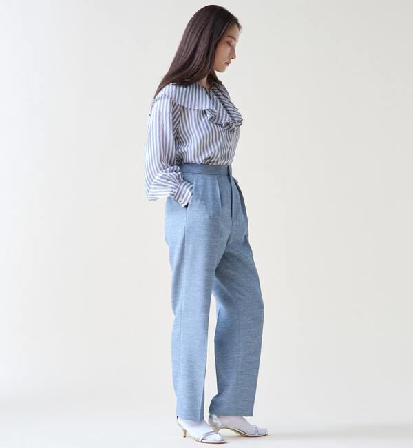 TIARA「フリルギャザーブラウス」|シャツ・ブラウス|