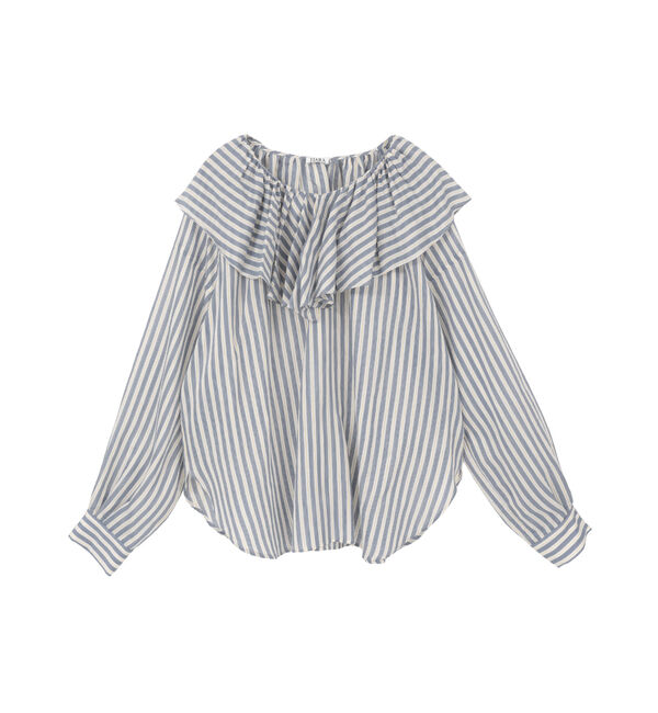 TIARA「フリルギャザーブラウス」|シャツ・ブラウス|