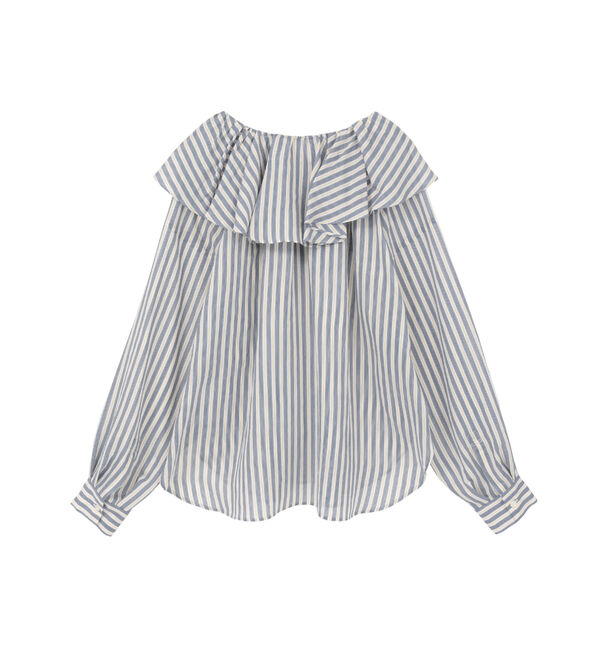 TIARA「フリルギャザーブラウス」|シャツ・ブラウス|